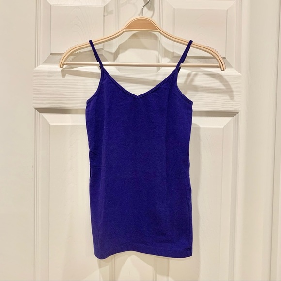 Forever 21 Cobalt Blue V-Neck Knit Cami Top - Picture 1 of 3